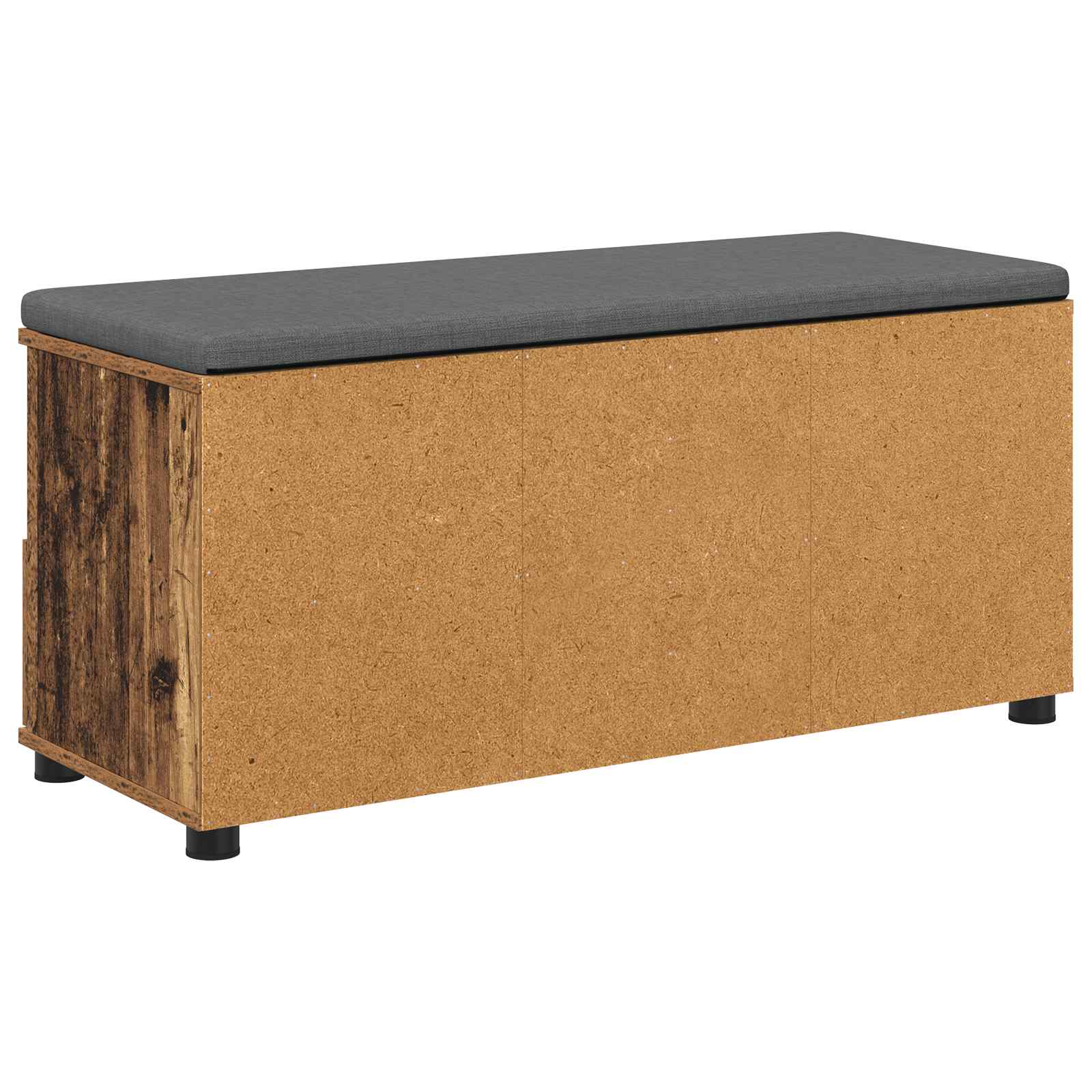Klupa za hodnik s jastukom Staro drvo 100 x 38 x 46 cm