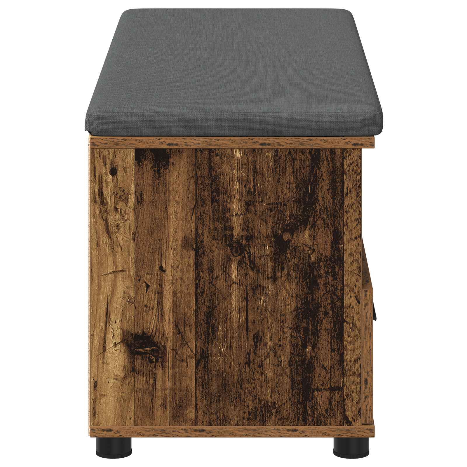 Klupa za hodnik s jastukom Staro drvo 100 x 38 x 46 cm