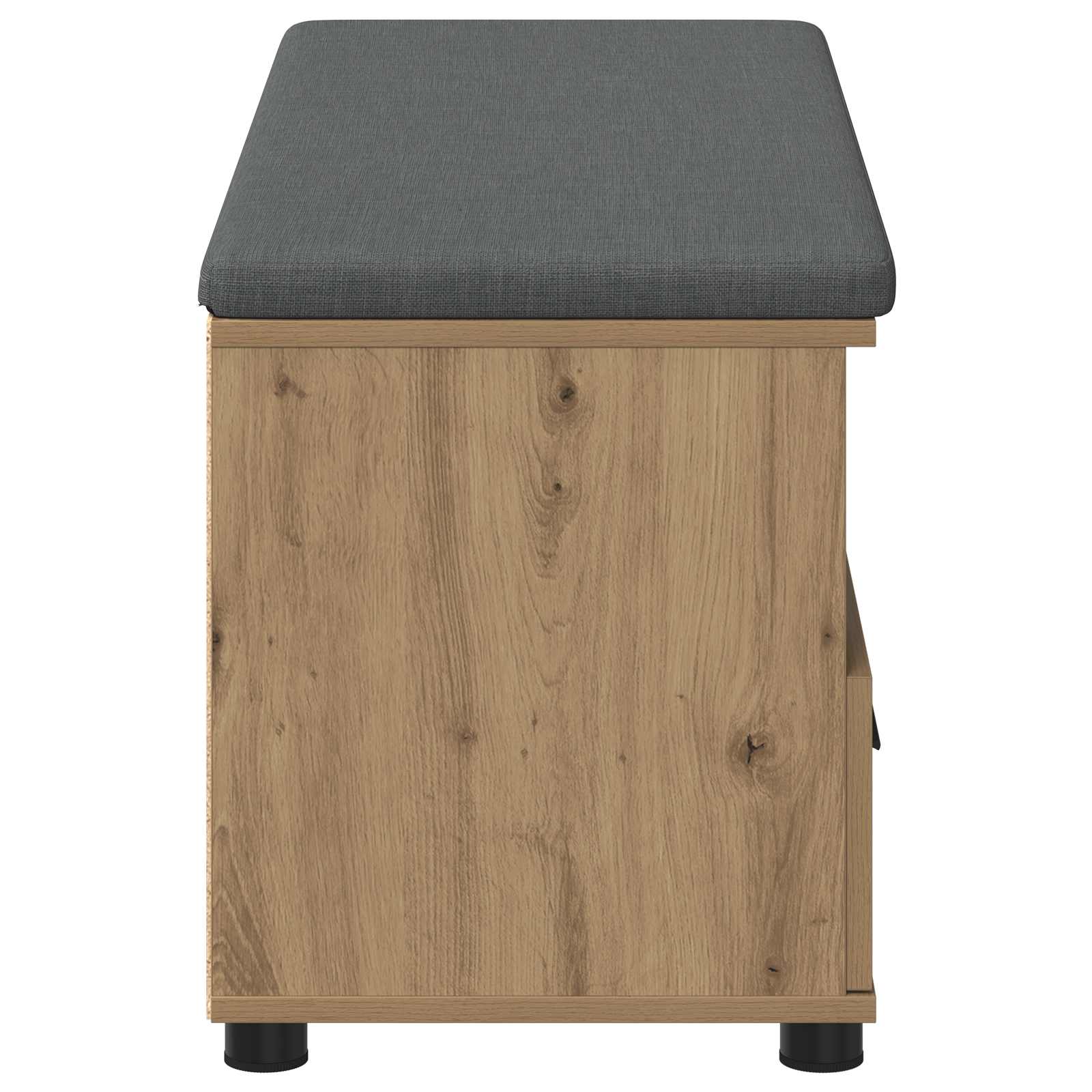 Klupa za hodnik s jastukom Zanatski Hrast 100 x 38 x 46 cm