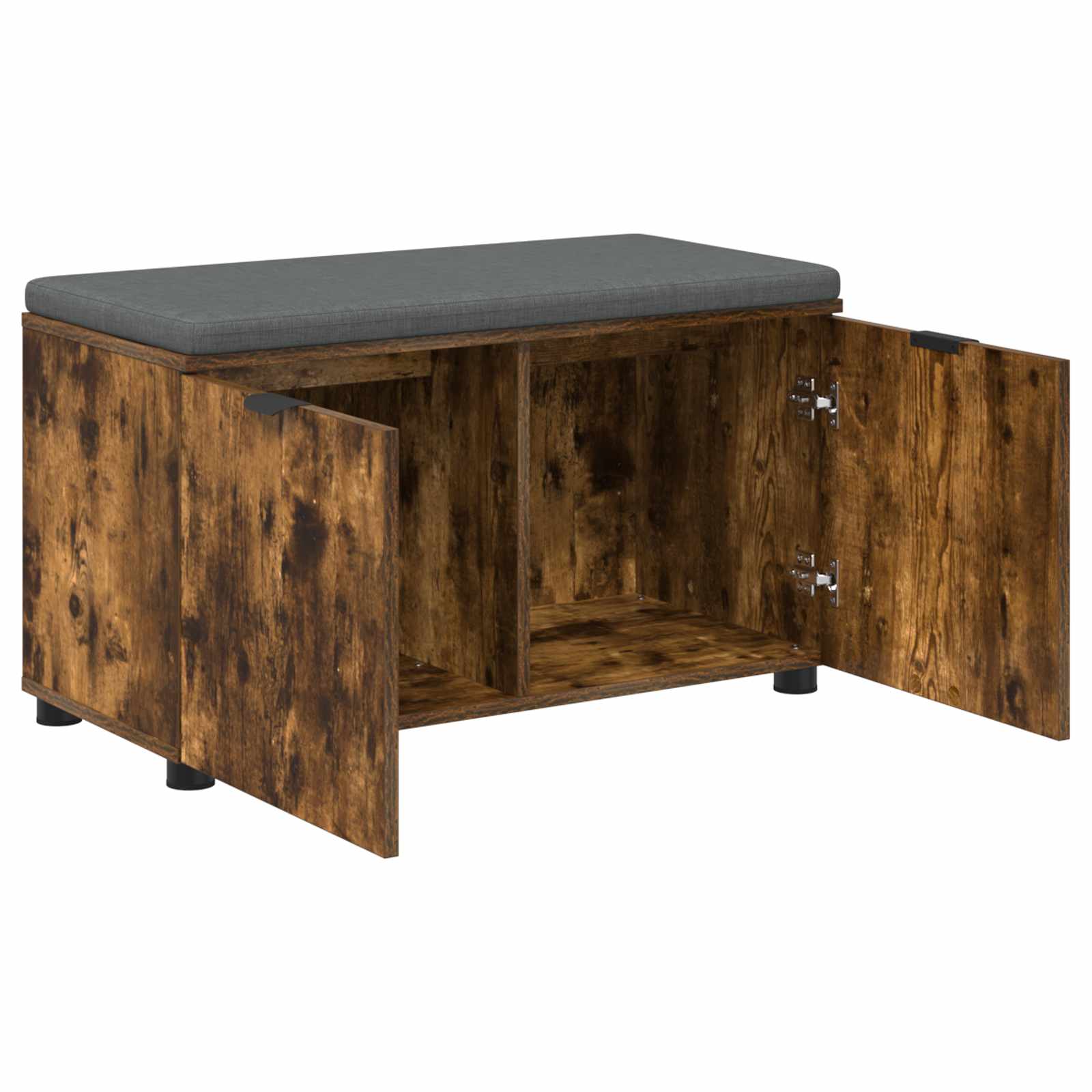 Klupa za hodnik s jastukom Dimljeni Hrast 80 x 38 x 46 cm
