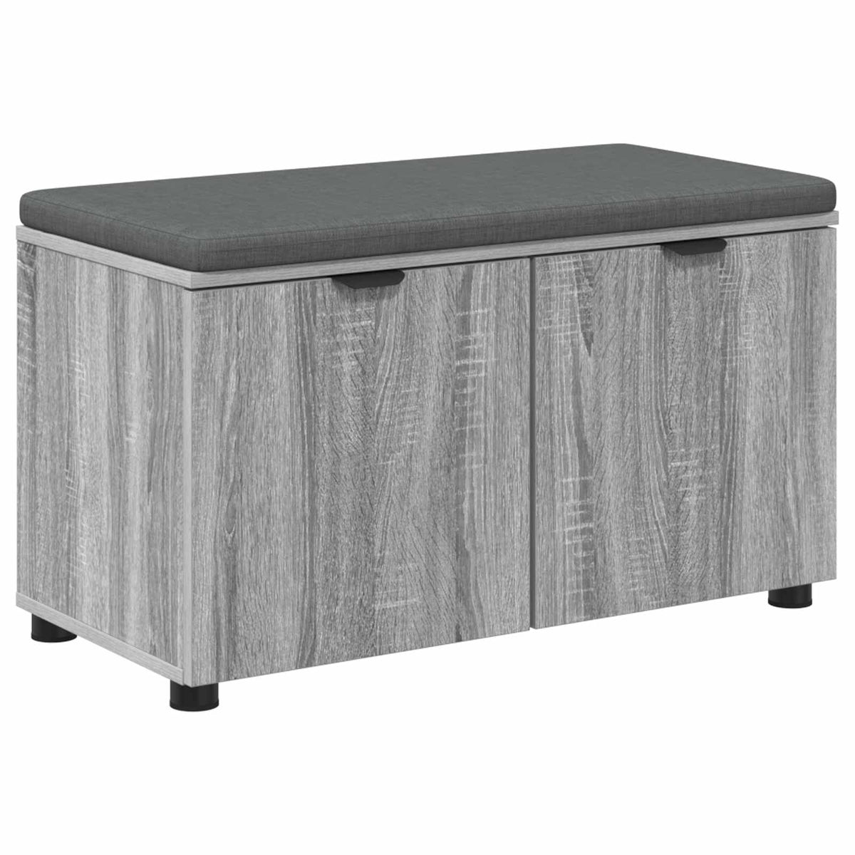 Klupa za hodnik s jastukom Sivi Sonoma 80 x 38 x 46 cm