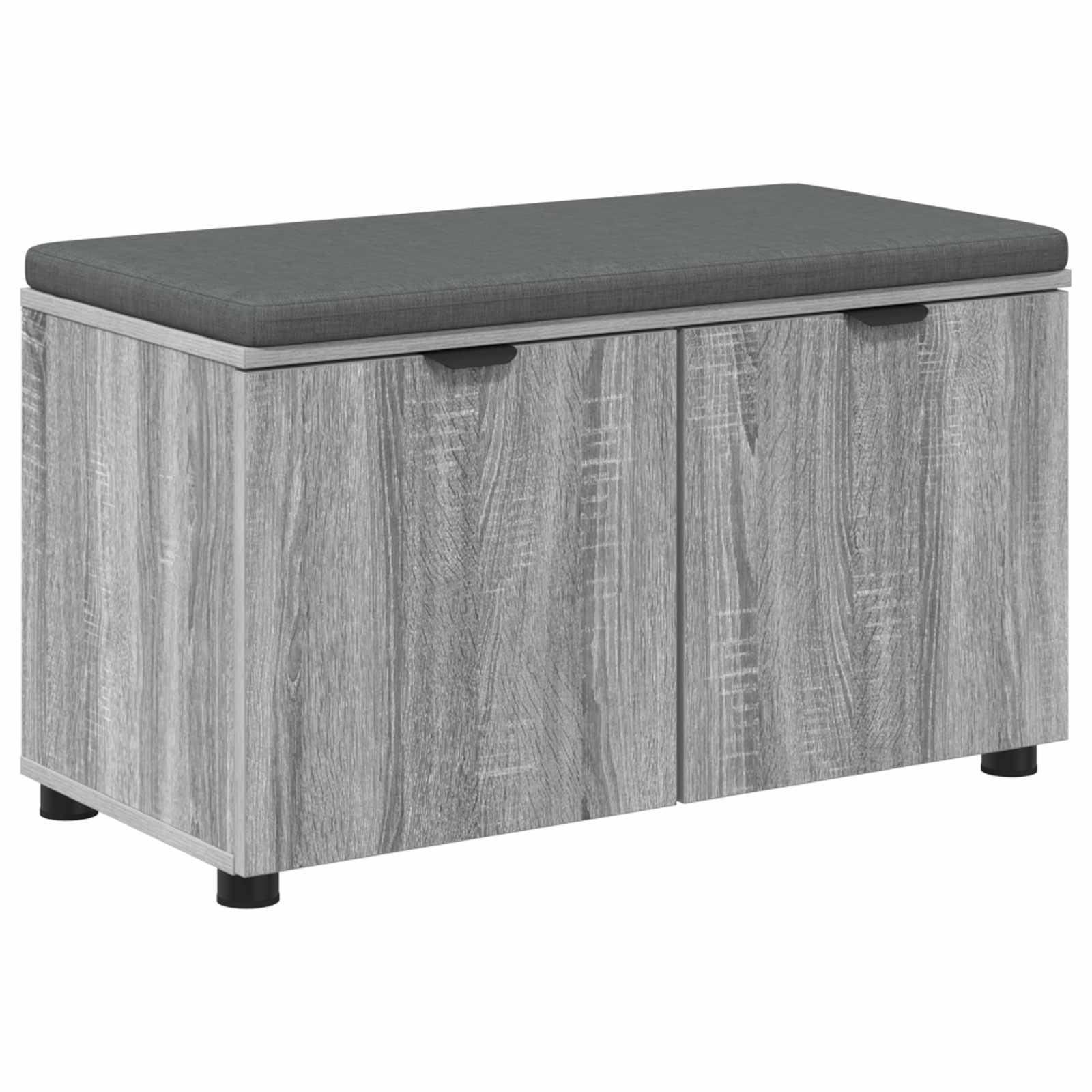 Klupa za hodnik s jastukom Sivi Sonoma 80 x 38 x 46 cm