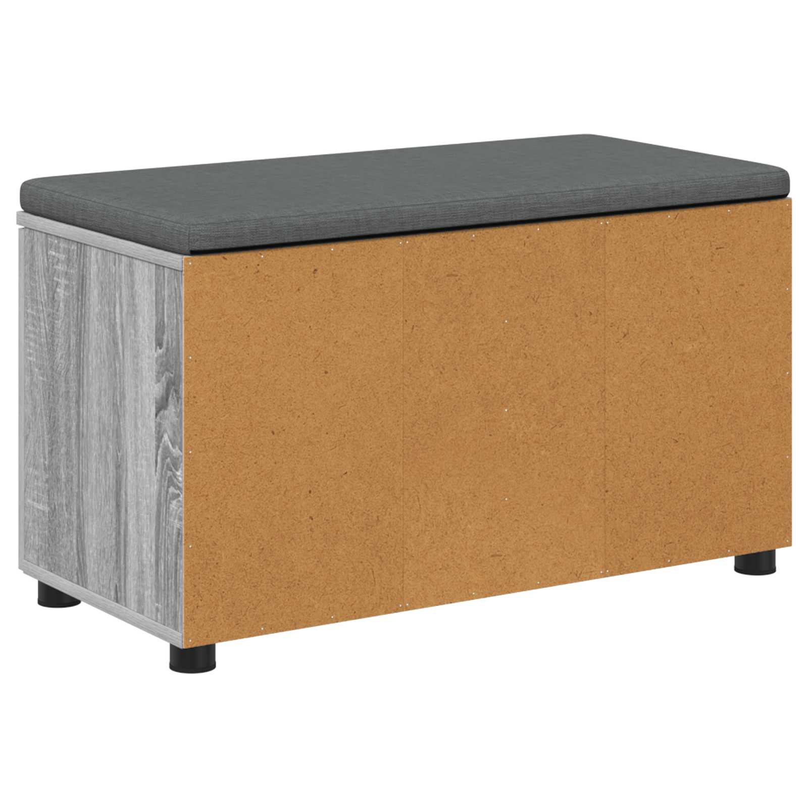 Klupa za hodnik s jastukom Sivi Sonoma 80 x 38 x 46 cm