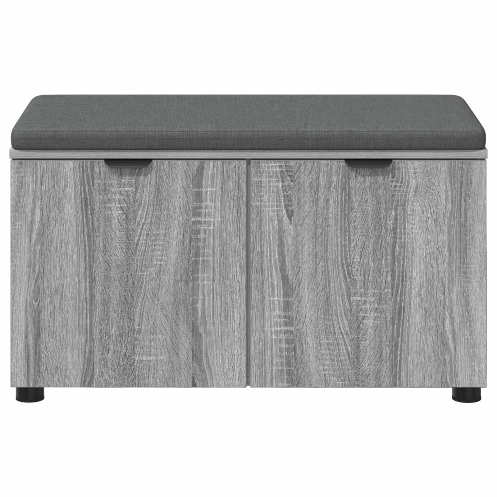 Klupa za hodnik s jastukom Sivi Sonoma 80 x 38 x 46 cm