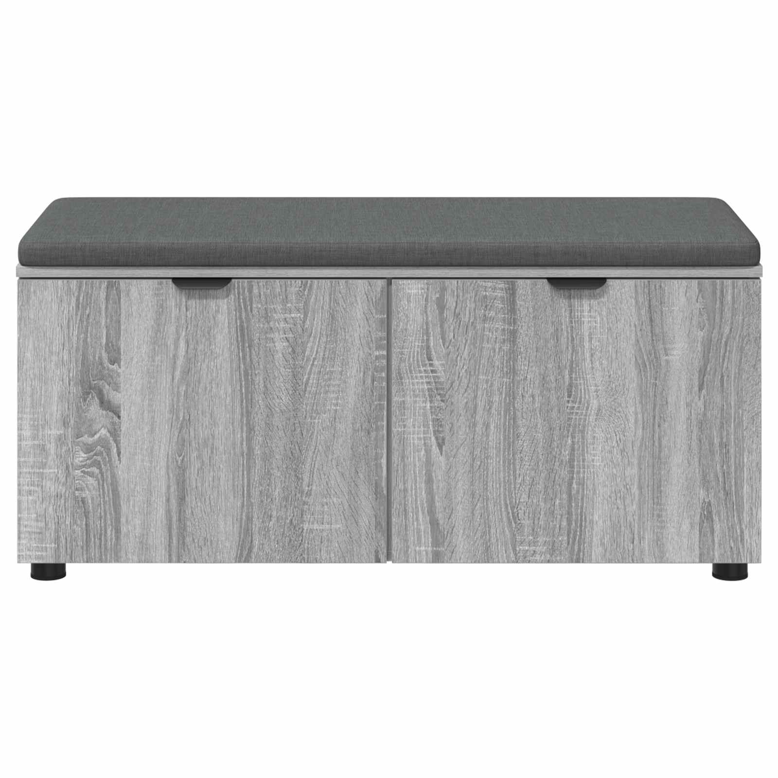 Klupa za hodnik s jastukom Sivi Sonoma 100 x 38 x 46 cm