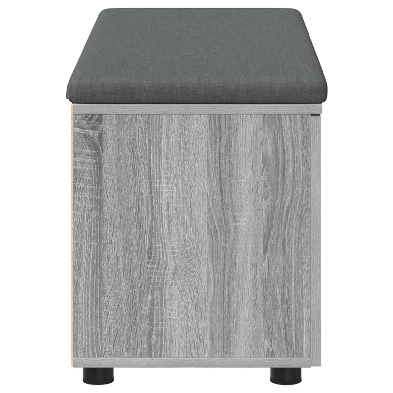 Klupa za hodnik s jastukom Sivi Sonoma 100 x 38 x 46 cm