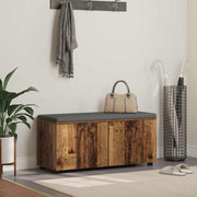 Klupa za hodnik s jastukom Staro drvo 100 x 38 x 46 cm