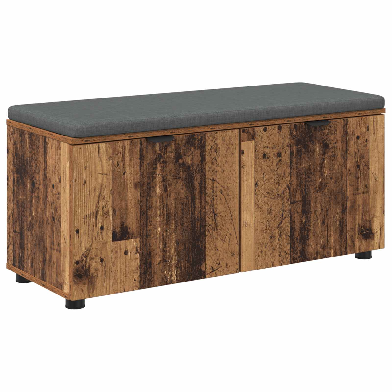 Klupa za hodnik s jastukom Staro drvo 100 x 38 x 46 cm