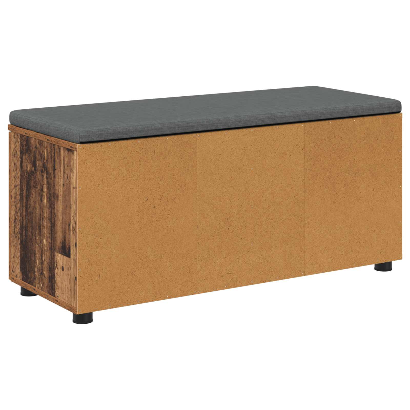 Klupa za hodnik s jastukom Staro drvo 100 x 38 x 46 cm