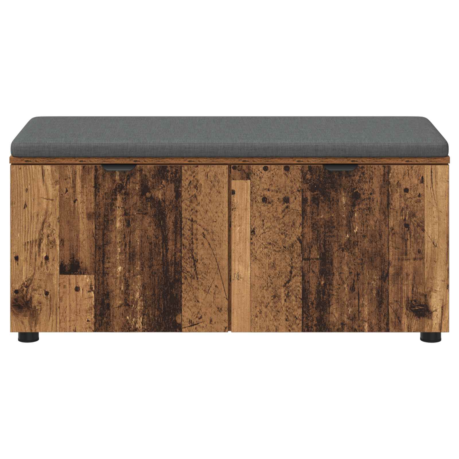 Klupa za hodnik s jastukom Staro drvo 100 x 38 x 46 cm