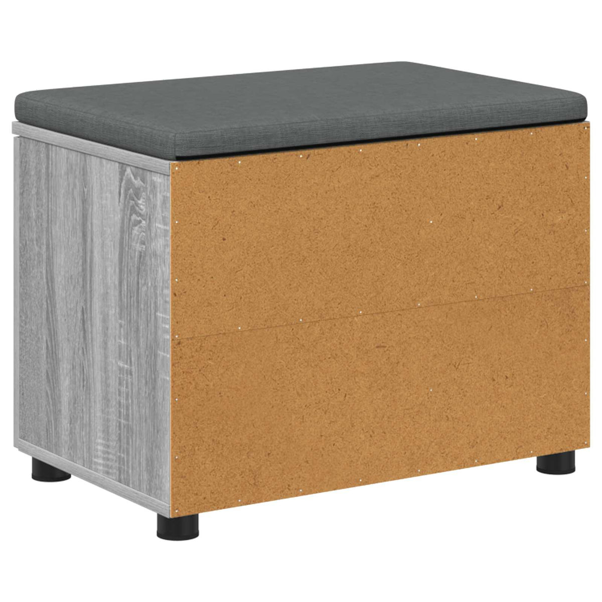 Klupa za hodnik s jastukom Sivi Sonoma 60 x 38 x 46 cm