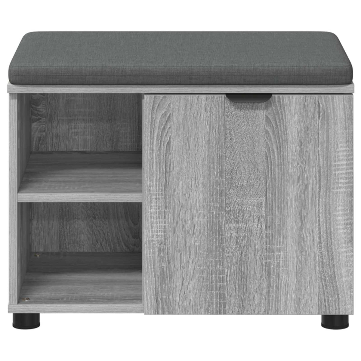 Klupa za hodnik s jastukom Sivi Sonoma 60 x 38 x 46 cm