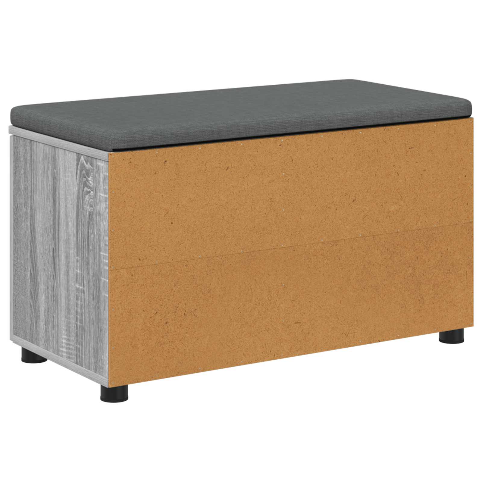Klupa za hodnik s jastukom Sivi Sonoma 80 x 38 x 46 cm
