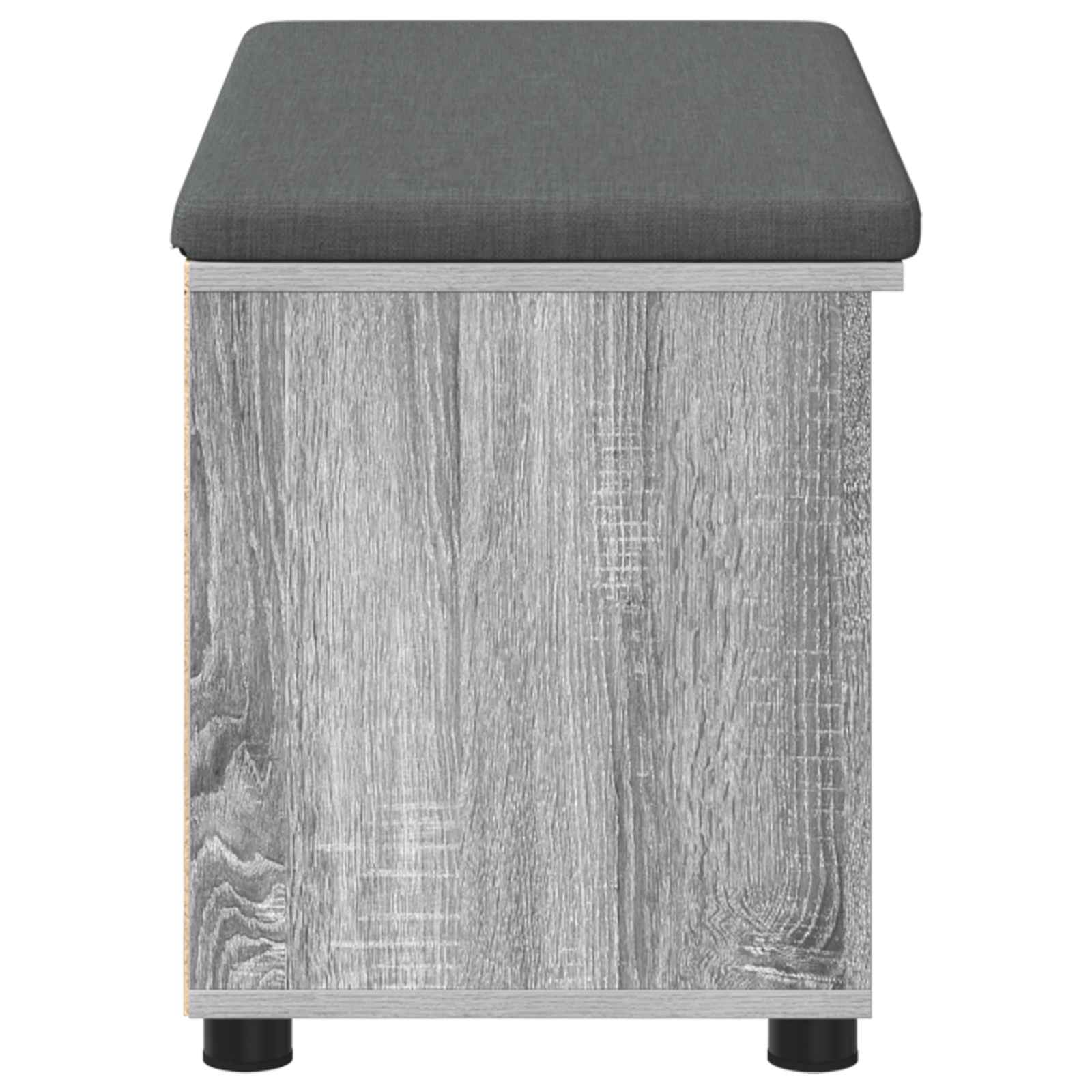 Klupa za hodnik s jastukom Sivi Sonoma 80 x 38 x 46 cm