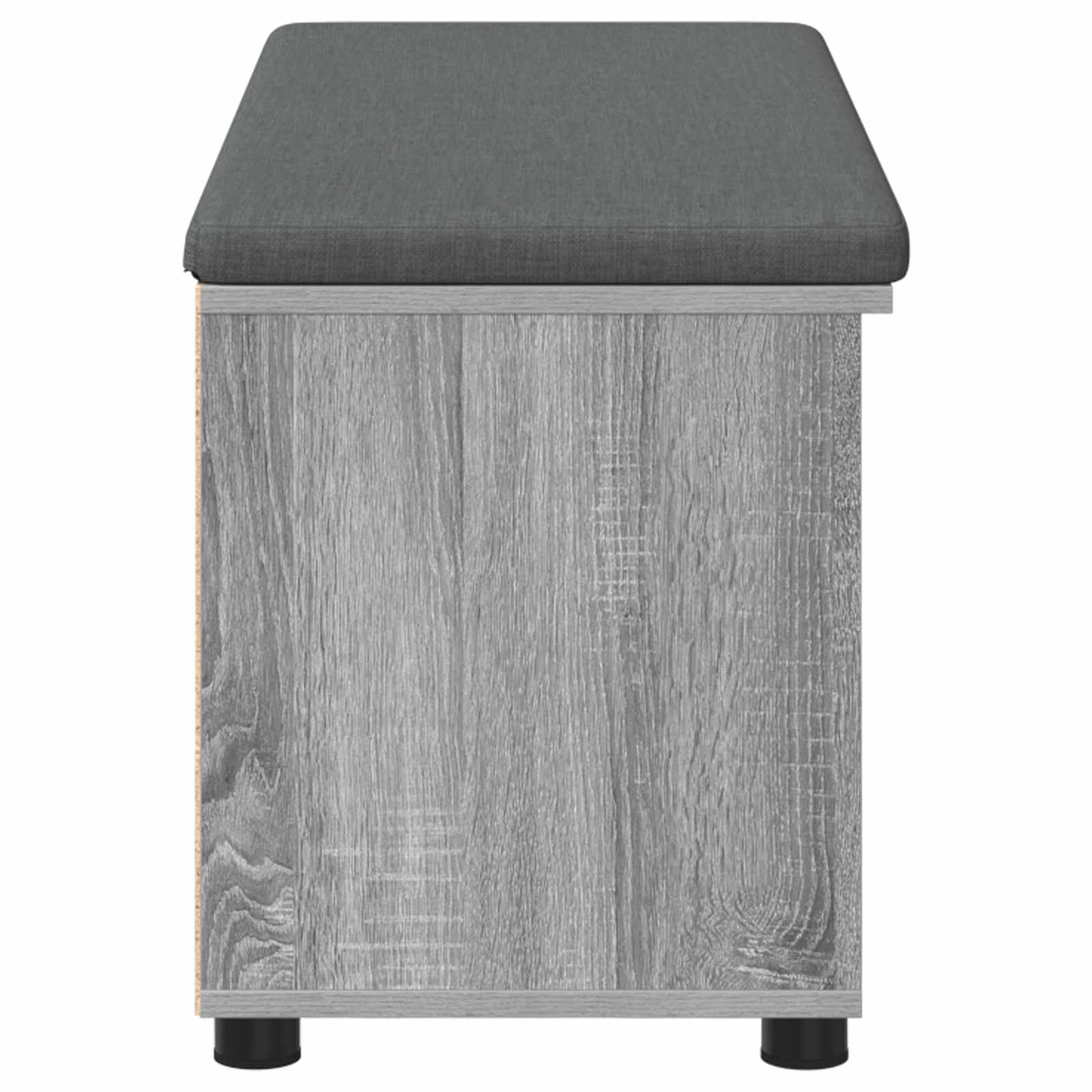 Klupa za hodnik s jastukom Sivi Sonoma 100 x 38 x 46 cm