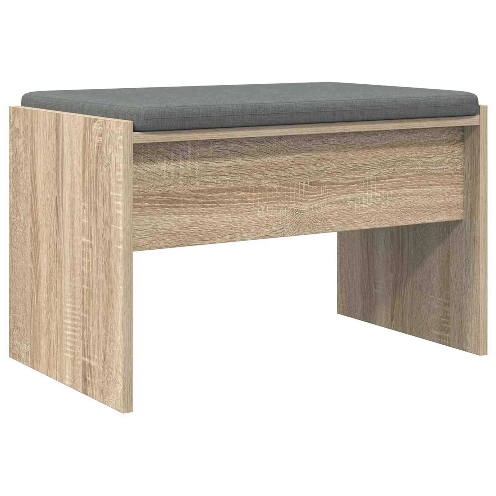 Klupa za hodnik s jastukom Sonoma hrast 63 x 38 x 40 cm