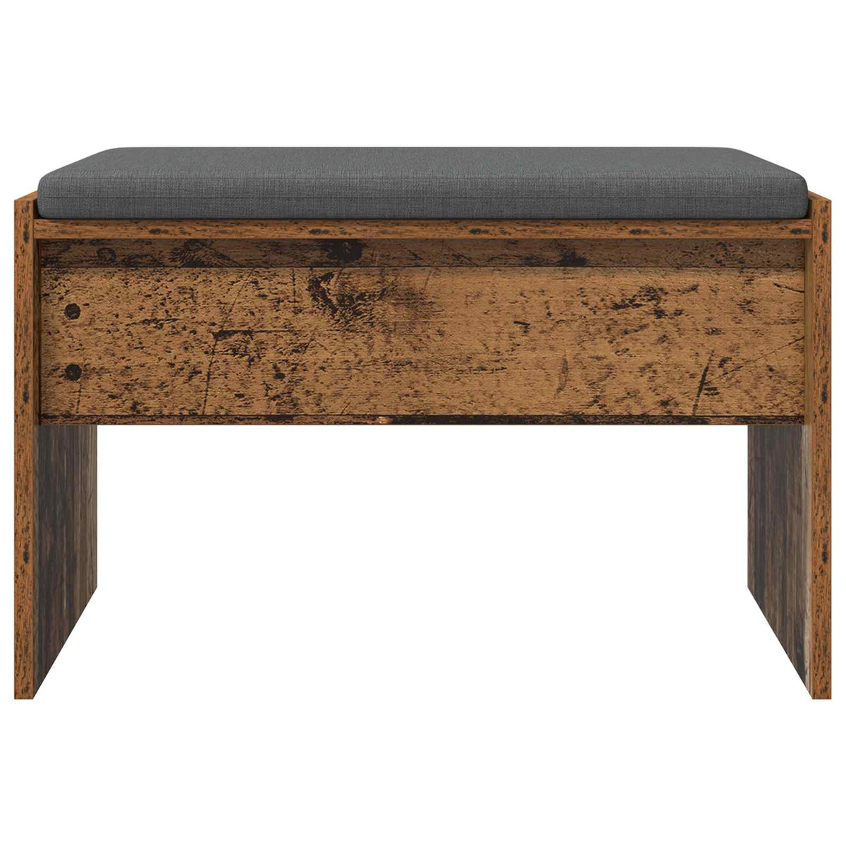 Klupa za hodnik s jastukom Staro drvo 63 x 38 x 40 cm