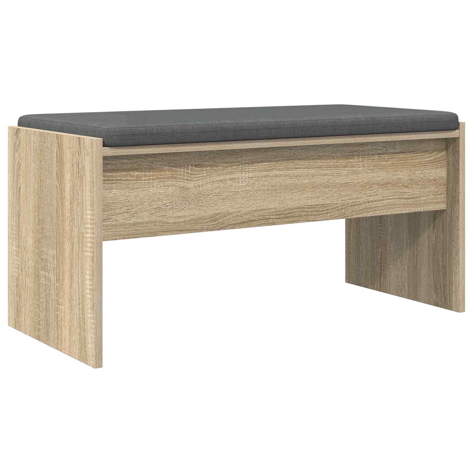 Klupa za hodnik s jastukom Sonoma hrast 83 x 38 x 40 cm