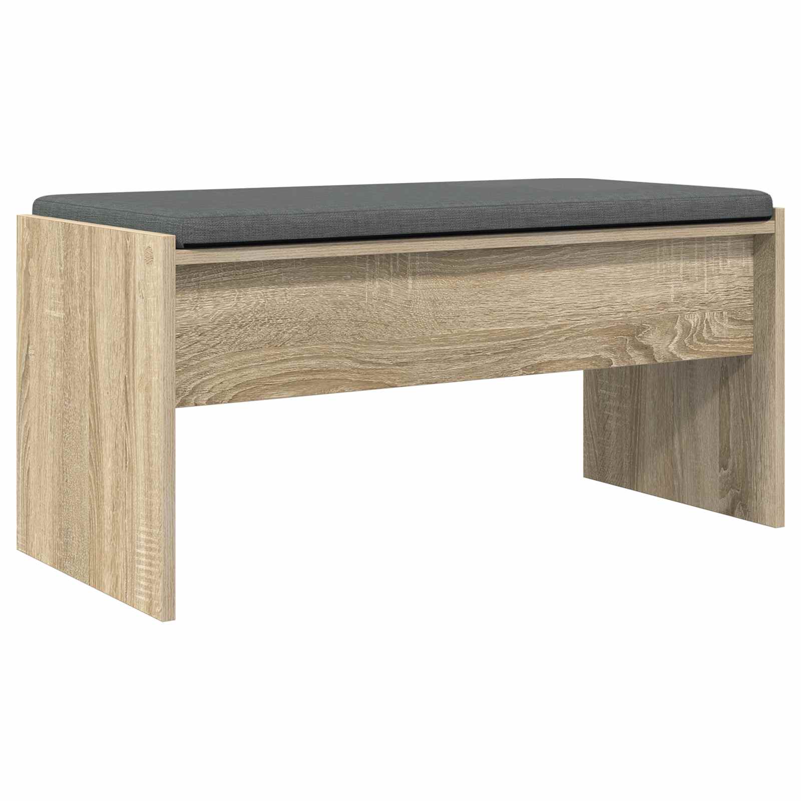 Klupa za hodnik s jastukom Sonoma hrast 83 x 38 x 40 cm