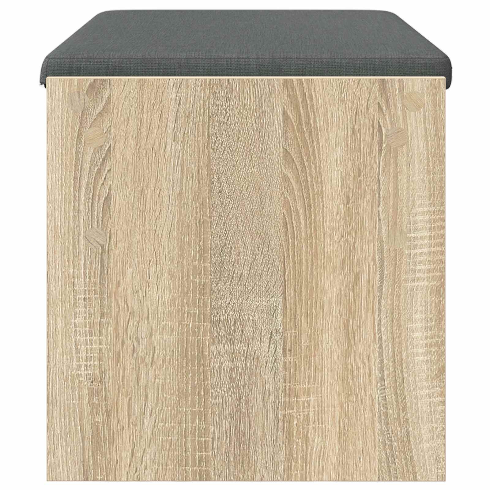 Klupa za hodnik s jastukom Sonoma hrast 83 x 38 x 40 cm