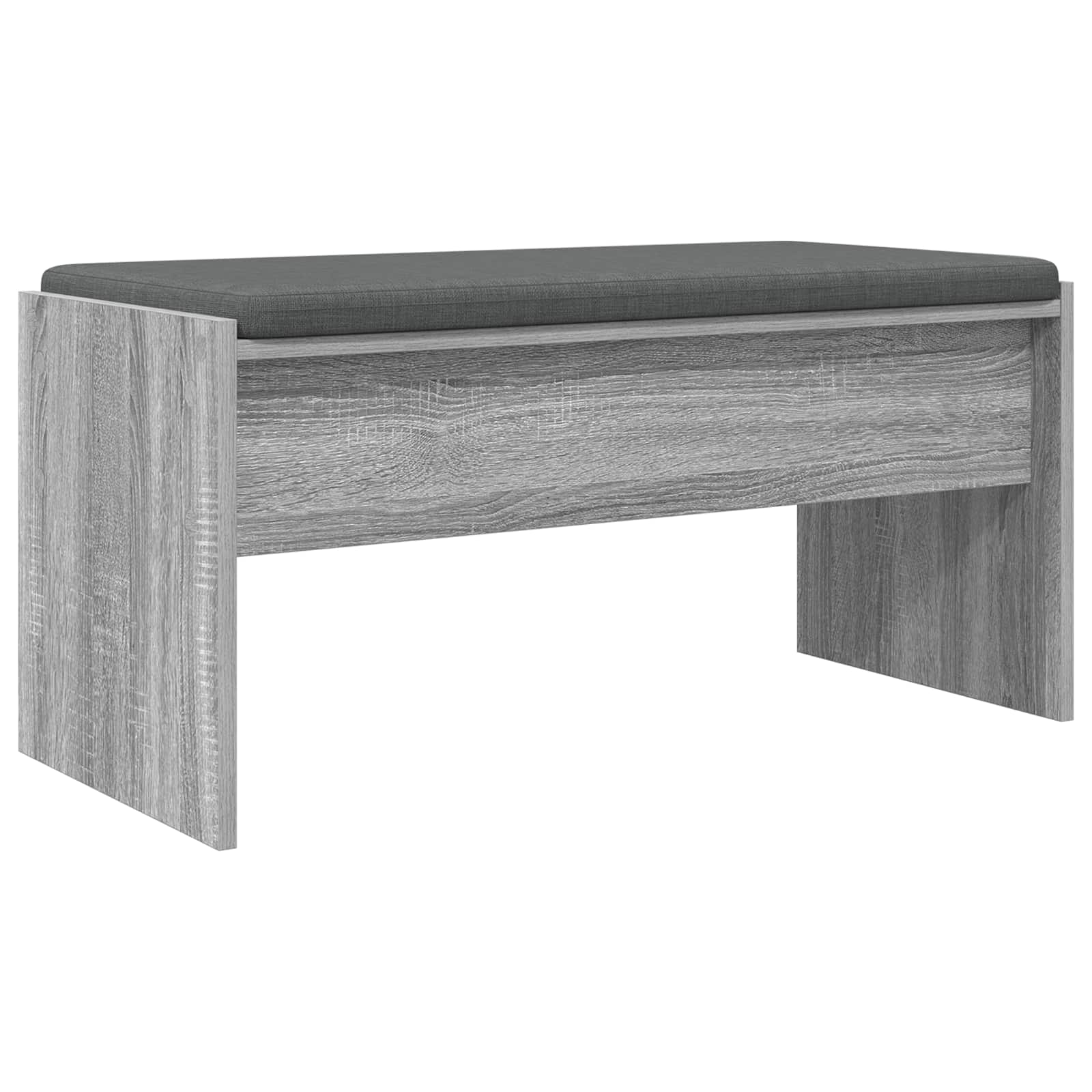 Klupa za hodnik s jastukom Siva Sonoma 83 x 38 x 40 cm