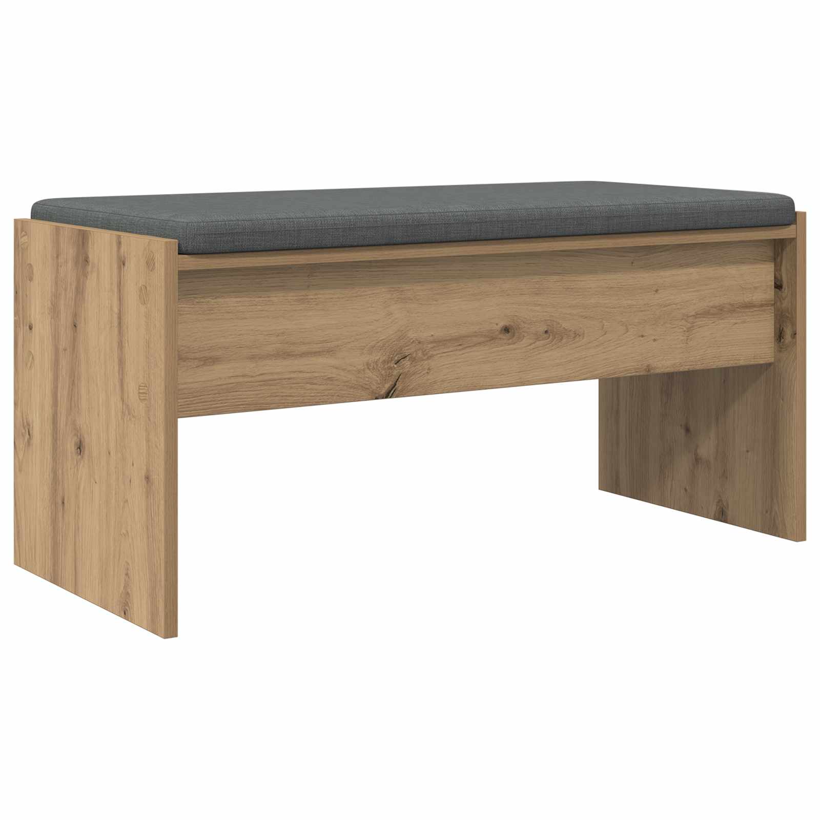 Klupa za hodnik s jastukom Umjetnički hrast 83 x 38 x 40 cm