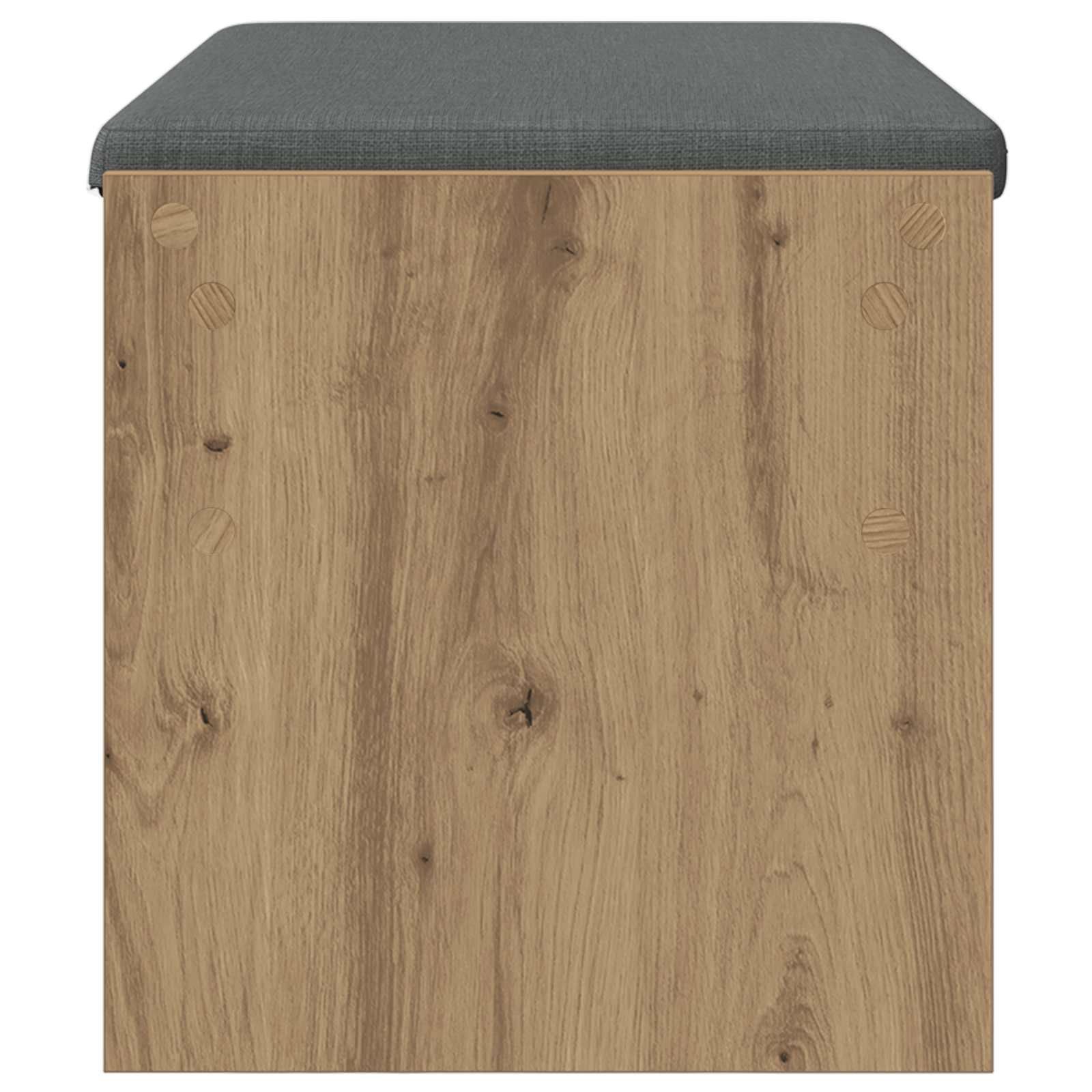 Klupa za hodnik s jastukom Umjetnički hrast 83 x 38 x 40 cm