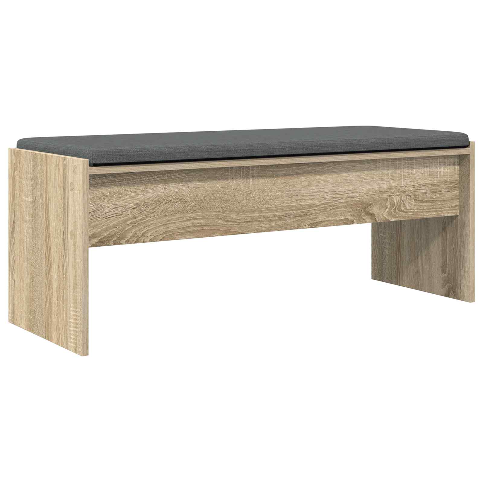 Klupa za hodnik s jastukom Sonoma hrast 103 x 38 x 40 cm