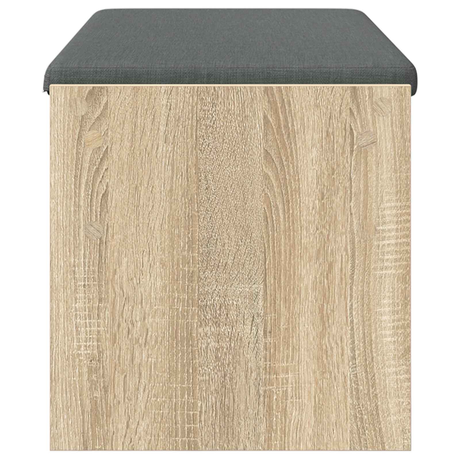 Klupa za hodnik s jastukom Sonoma hrast 103 x 38 x 40 cm