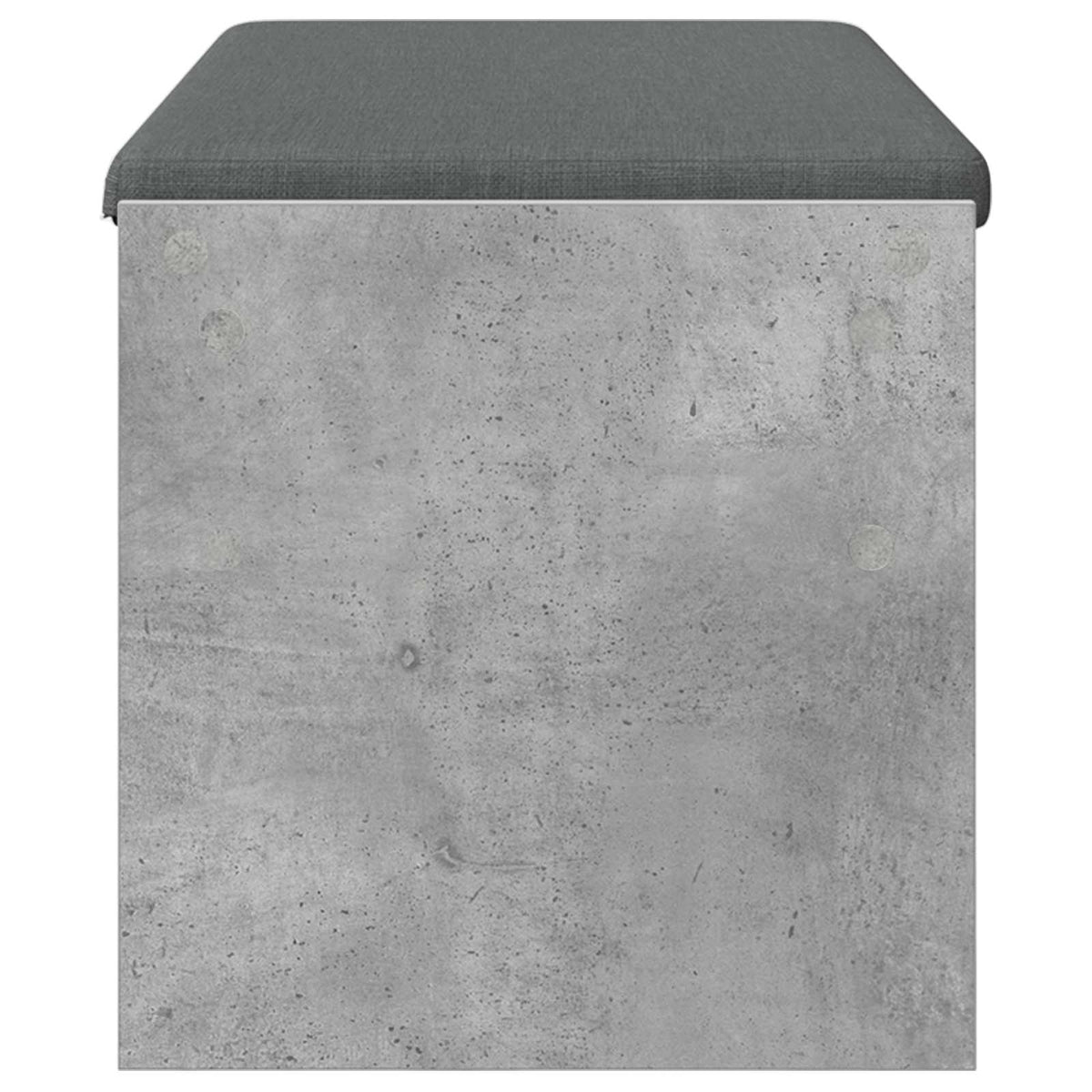 Klupa za hodnik s jastukom Betonski sivi 103 x 38 x 40 cm