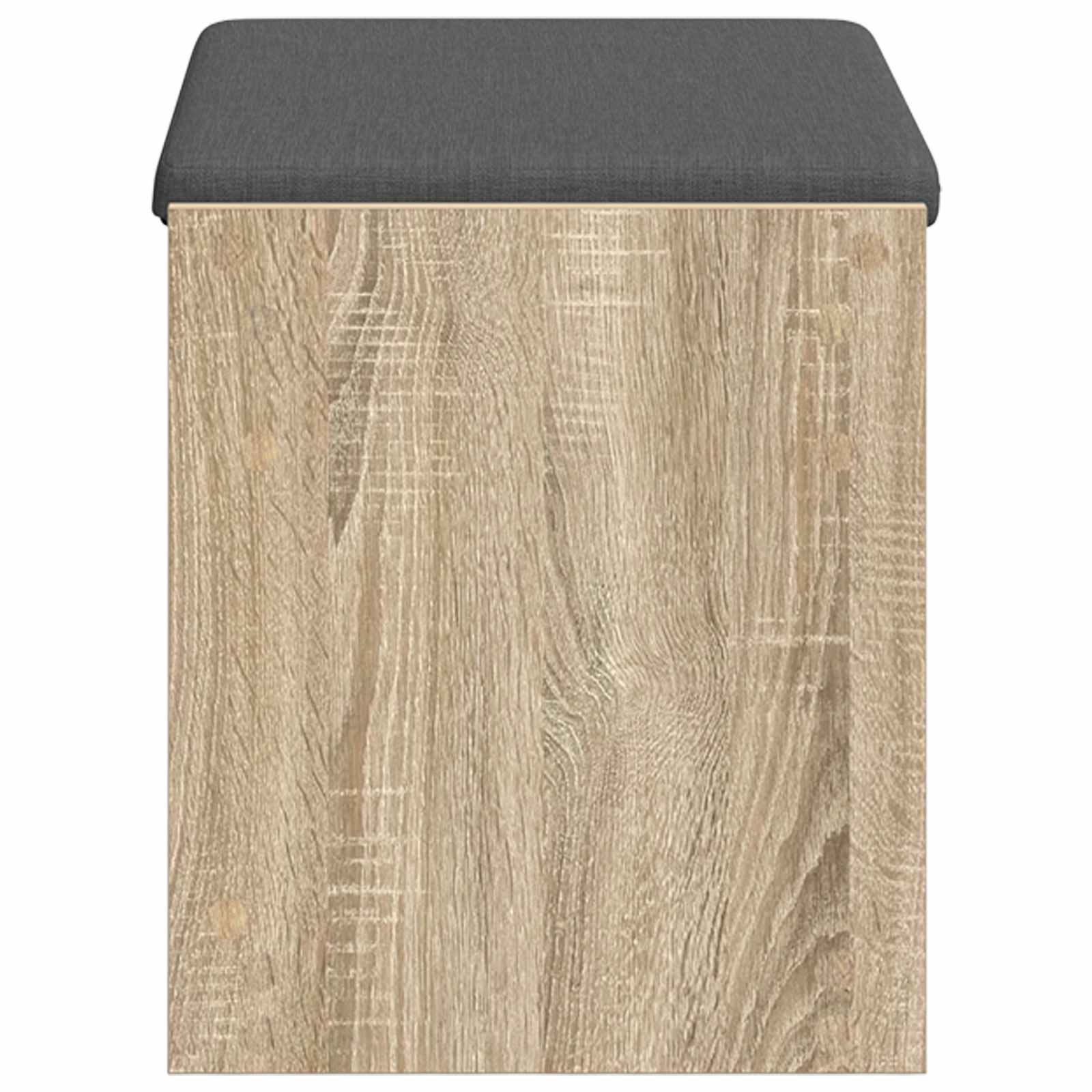 Klupa za hodnik s jastukom Sonoma hrast 63 x 38 x 45 cm