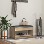 Klupa za hodnik s jastukom Sonoma hrast 83 x 38 x 45 cm