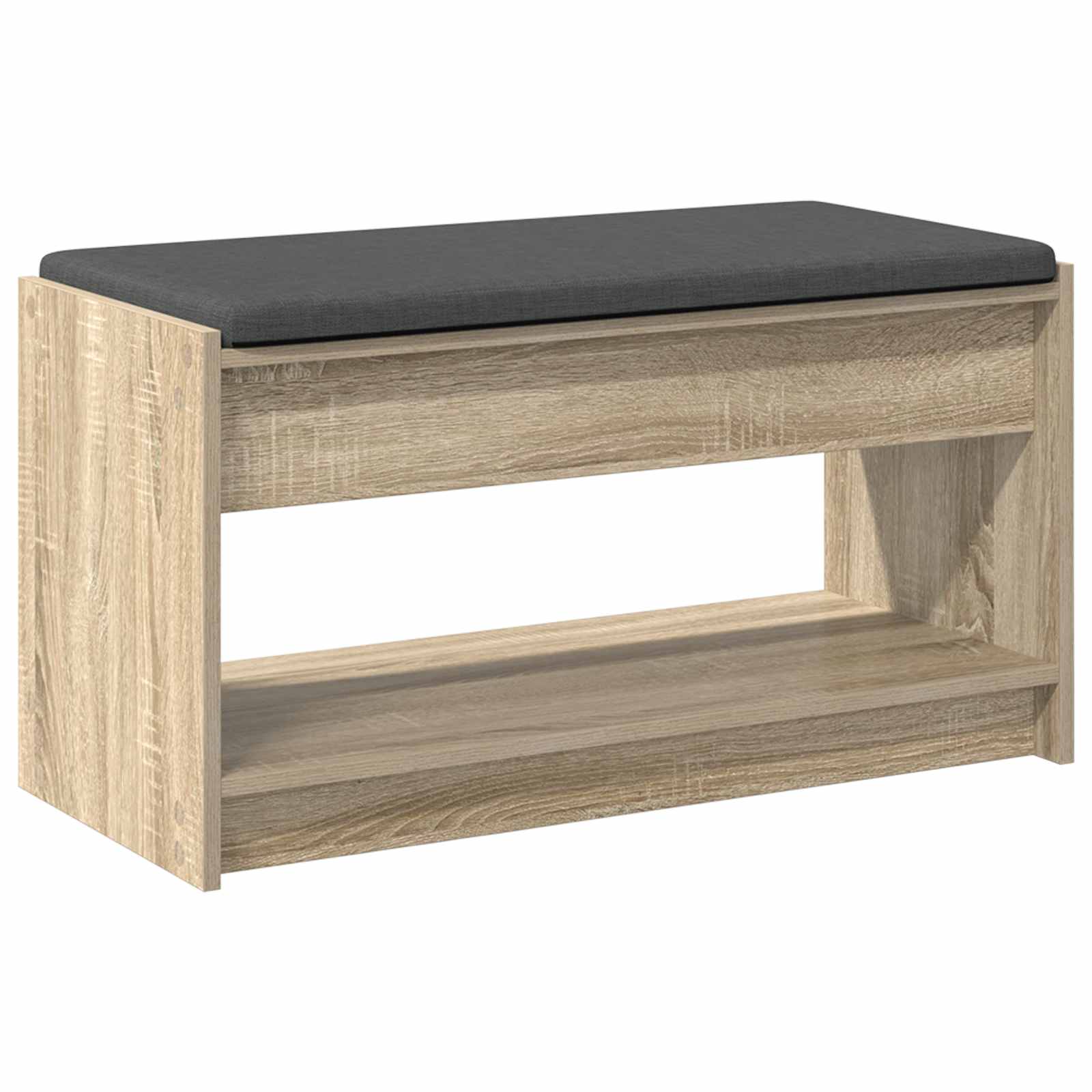 Klupa za hodnik s jastukom Sonoma hrast 83 x 38 x 45 cm