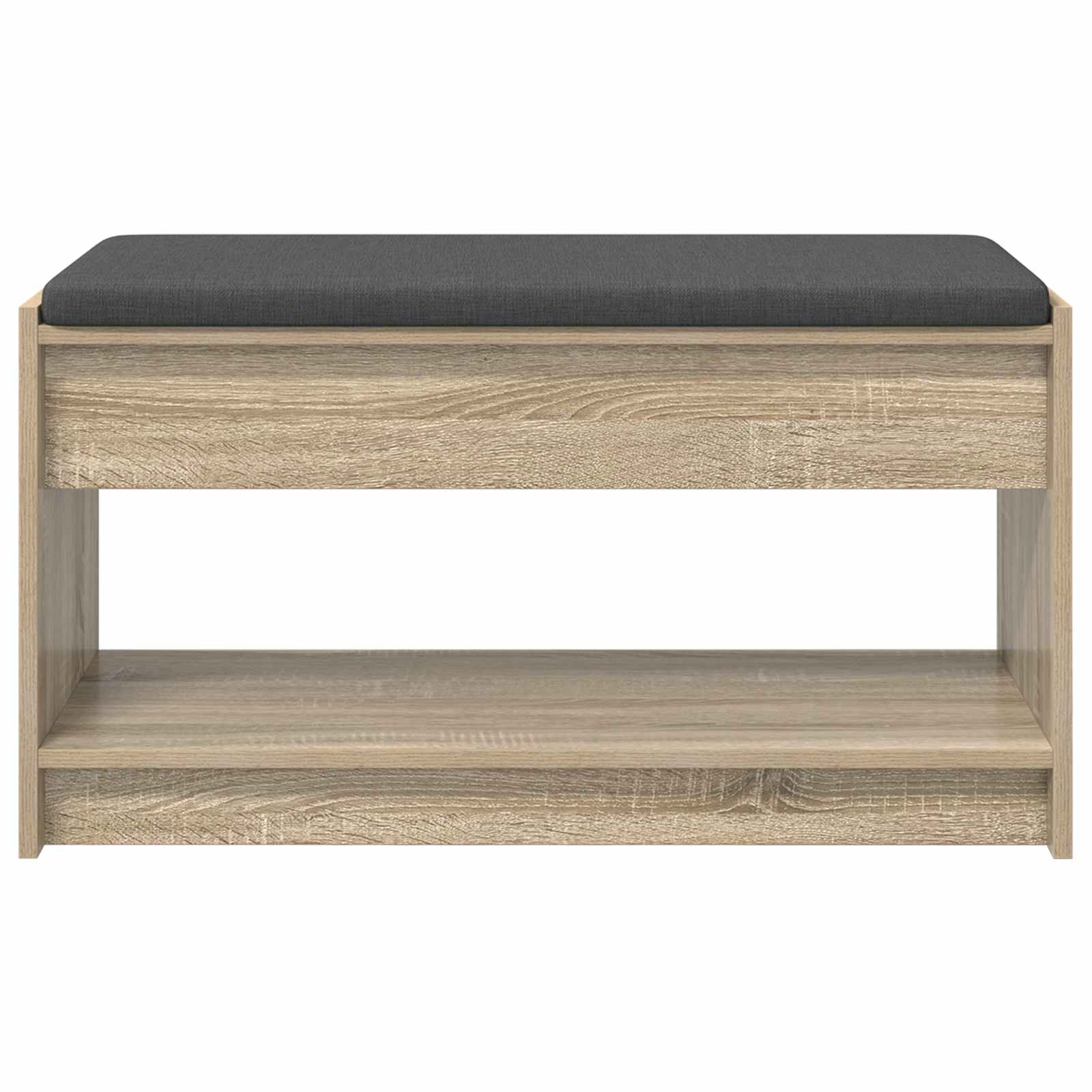Klupa za hodnik s jastukom Sonoma hrast 83 x 38 x 45 cm