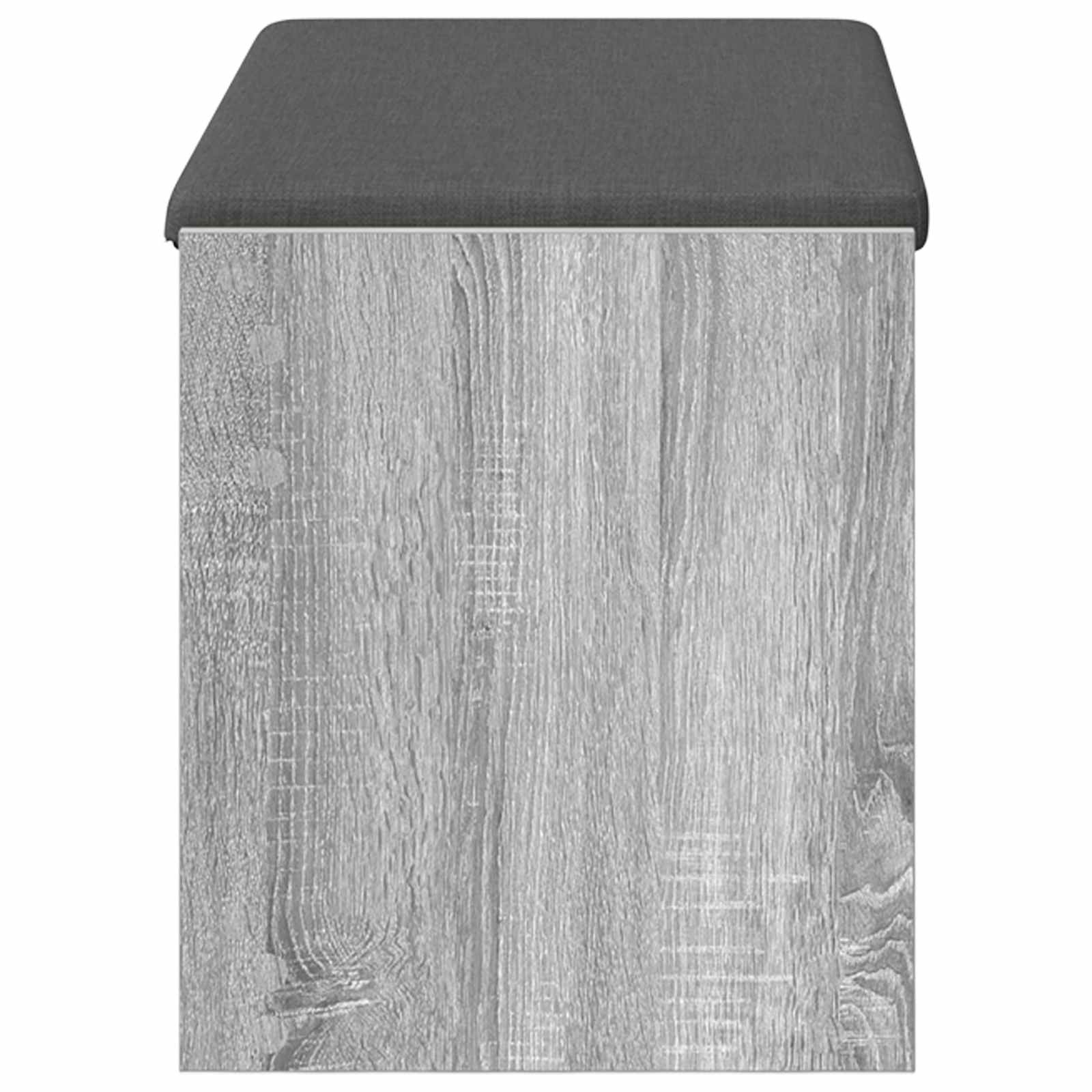 Klupa za hodnik s jastukom Sivi Sonoma 83 x 38 x 45 cm
