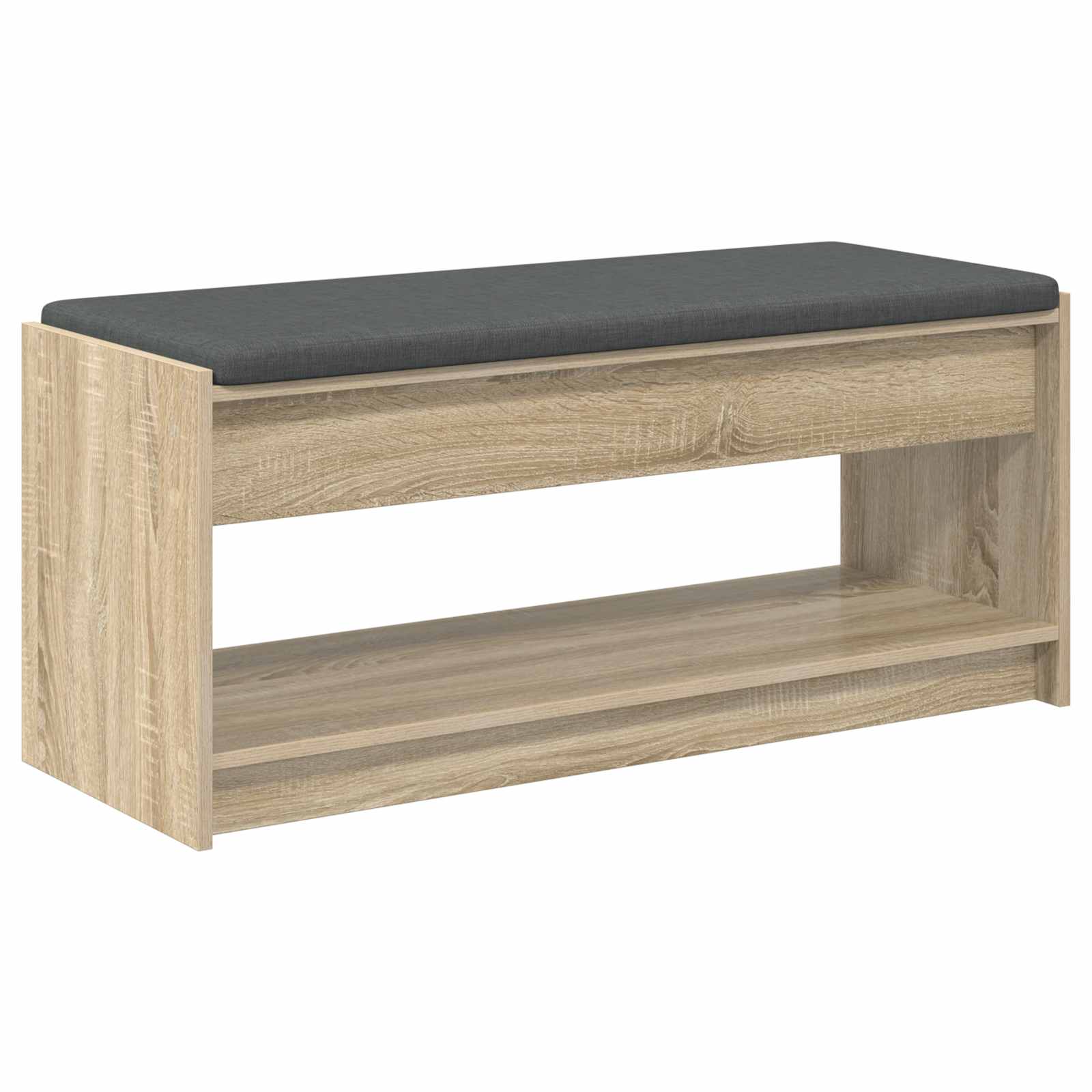 Klupa za hodnik s jastukom Sonoma hrast 103 x 38 x 45 cm
