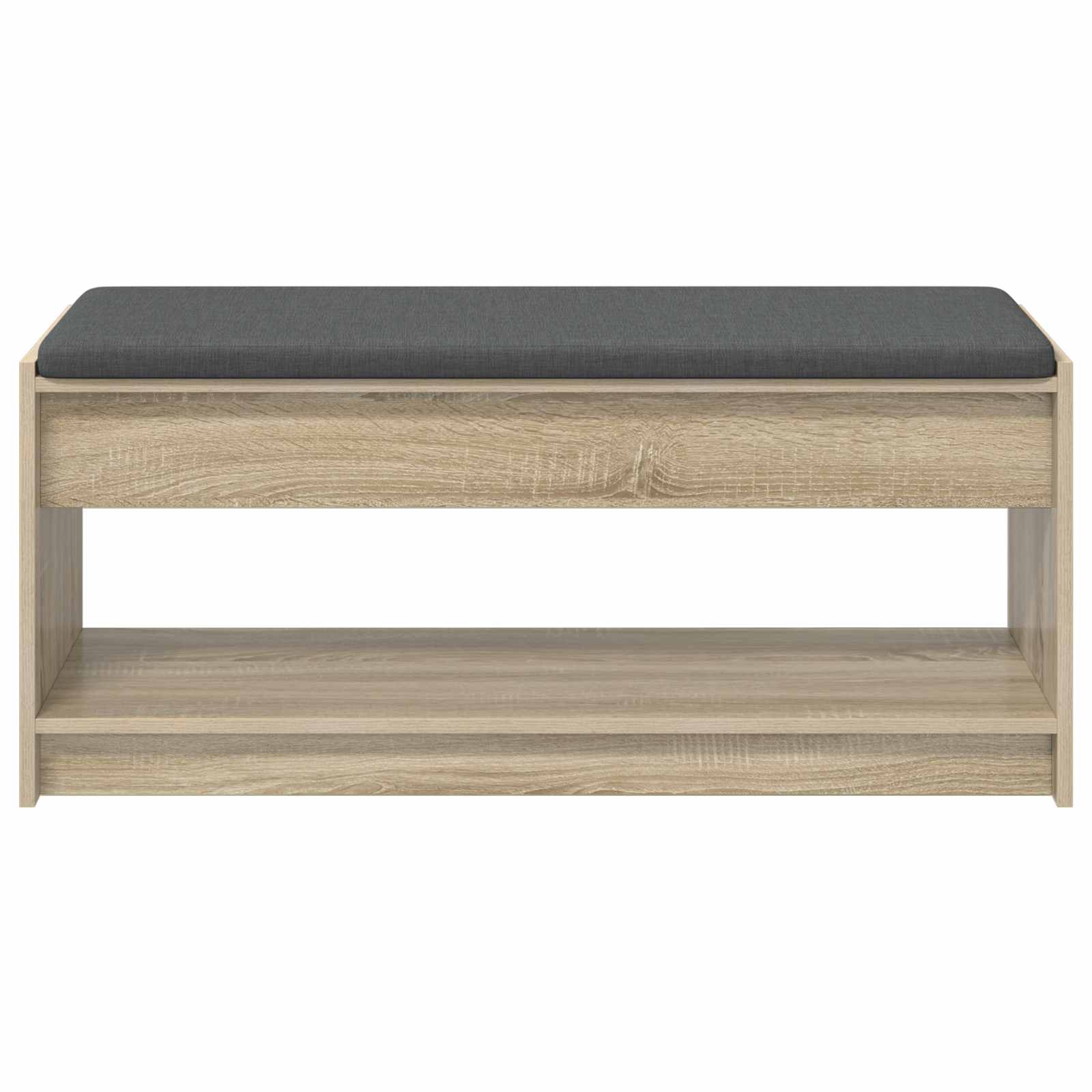 Klupa za hodnik s jastukom Sonoma hrast 103 x 38 x 45 cm