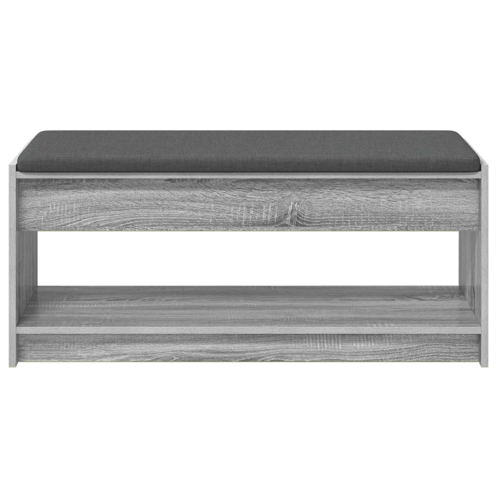 Klupa za hodnik s jastukom Sivi Sonoma 103 x 38 x 45 cm