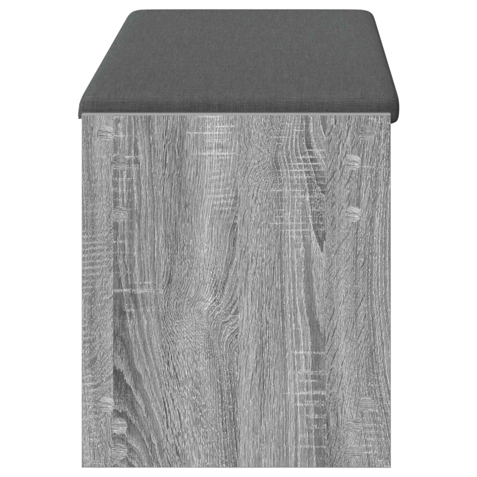 Klupa za hodnik s jastukom Sivi Sonoma 103 x 38 x 45 cm