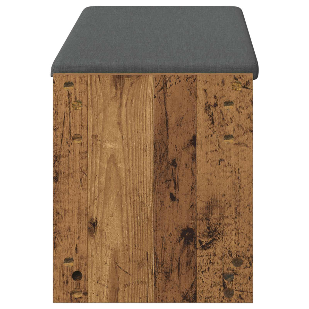 Klupa za hodnik s jastukom Staro drvo 103 x 38 x 45 cm