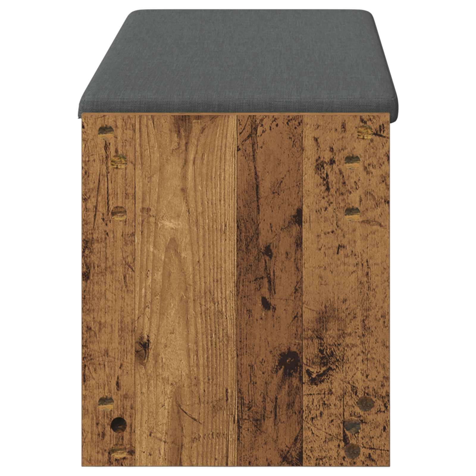 Klupa za hodnik s jastukom Staro drvo 103 x 38 x 45 cm