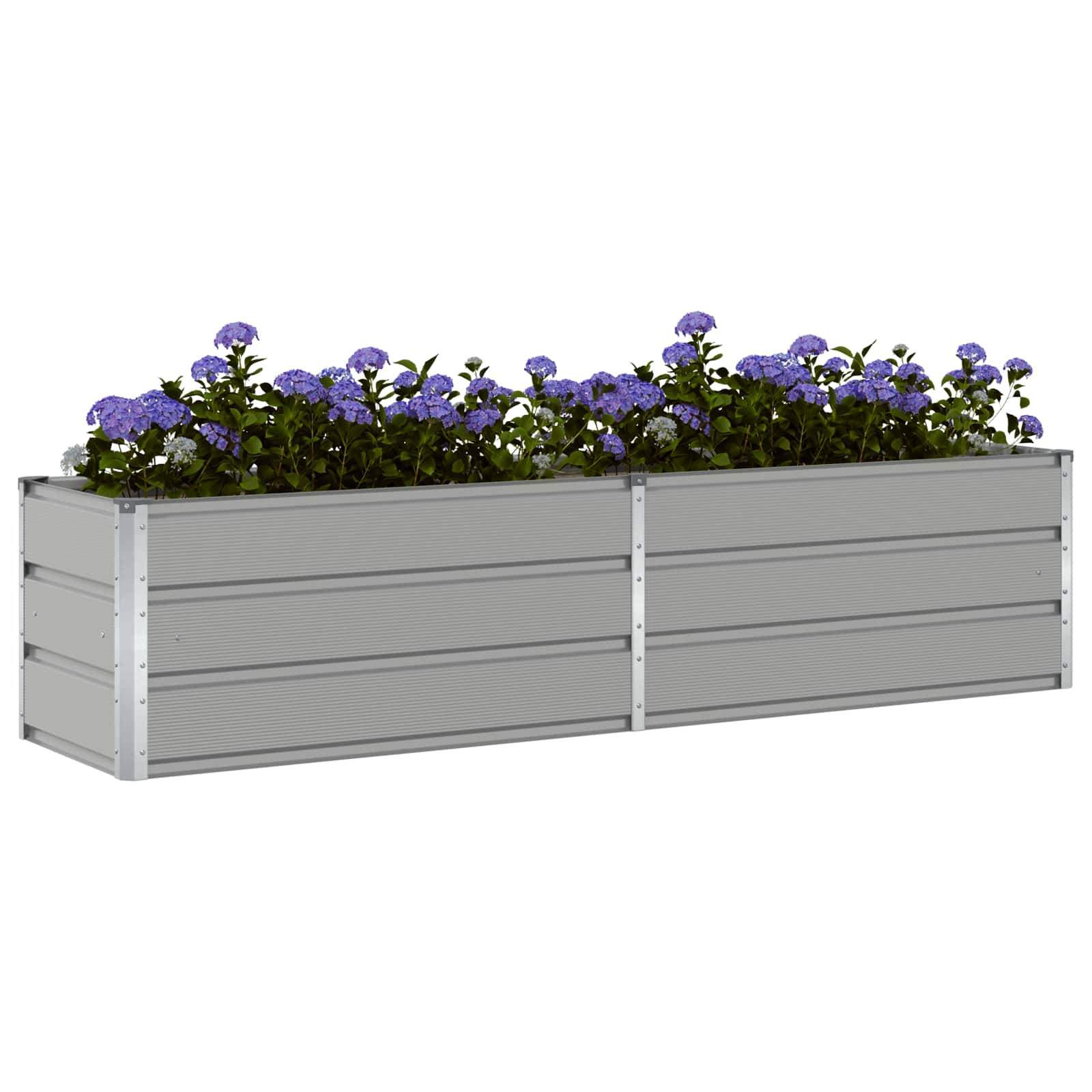 Sadilica Svijetlo siva 195 x 50 x 45 cm Cinkani čelik