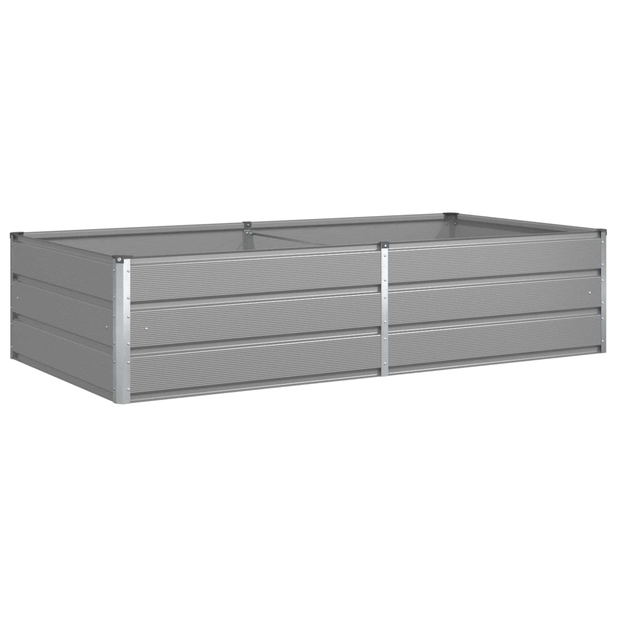 Sadilica Svijetlo siva 195 x 100 x 45 cm Cinkani čelik