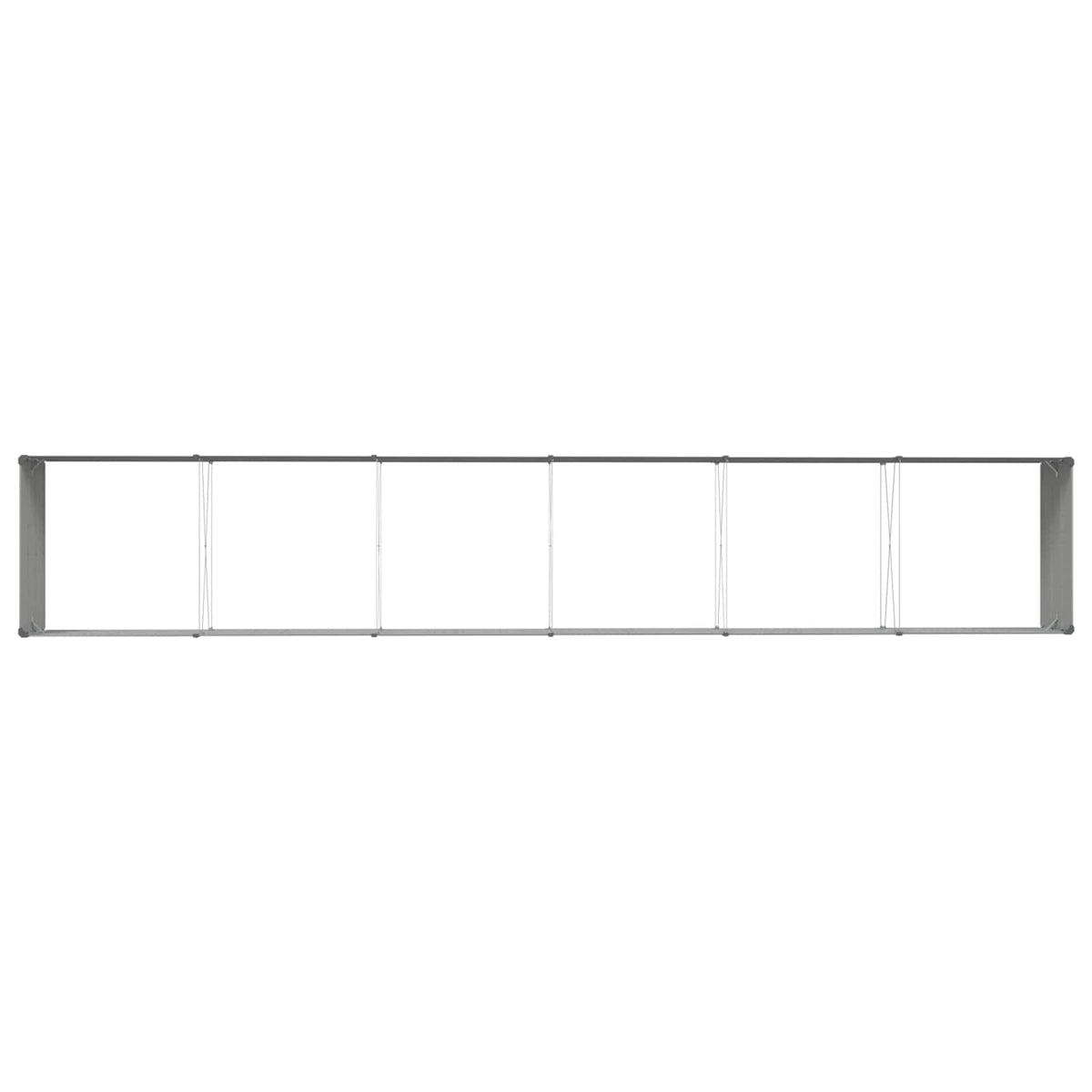 Sadilica Svijetlo siva 580 x 100 x 45 cm Cinkani čelik