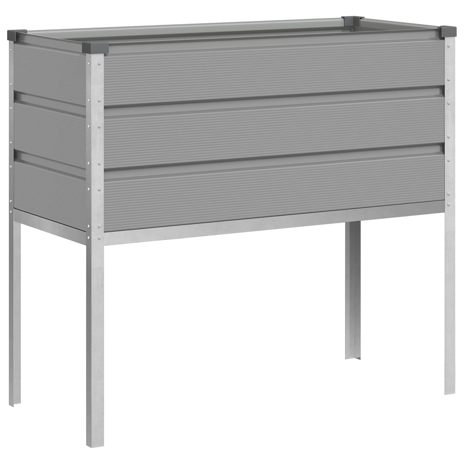 Sadilica Svijetlo siva 100 x 45 x 90 cm Cinkani čelik