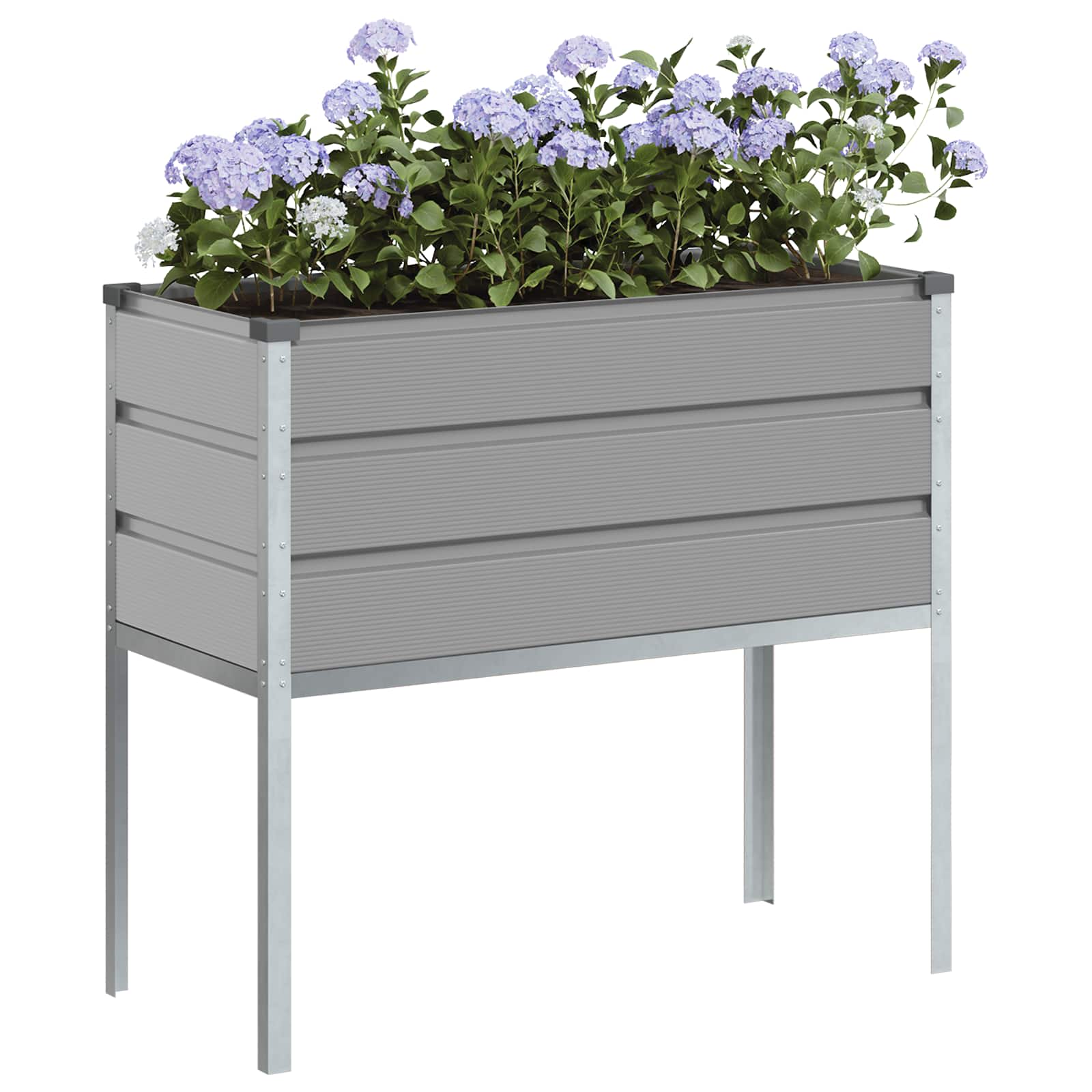 Sadilica Svijetlo siva 100 x 45 x 90 cm Cinkani čelik