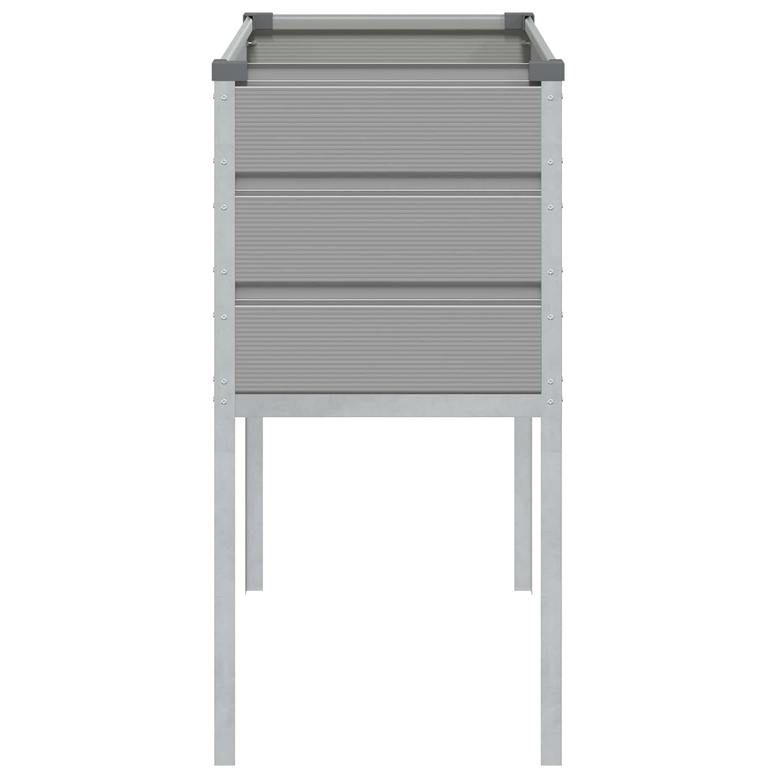 Sadilica Svijetlo siva 100 x 45 x 90 cm Cinkani čelik