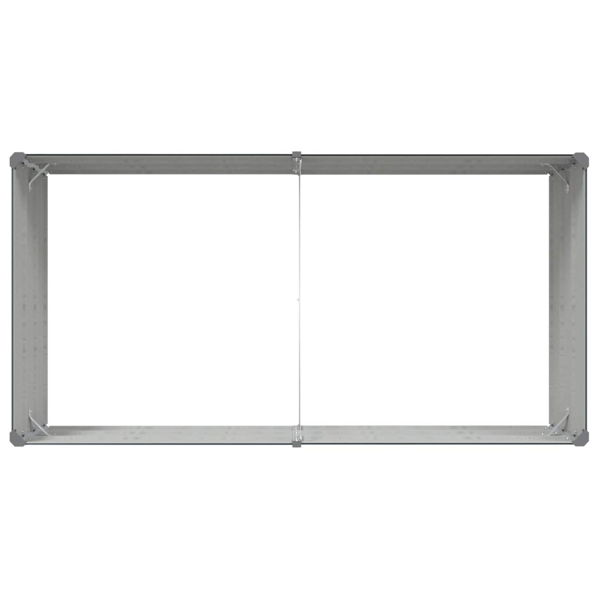 Sadilica Antracit 195 x 100 x 45 cm Cinkani čelik