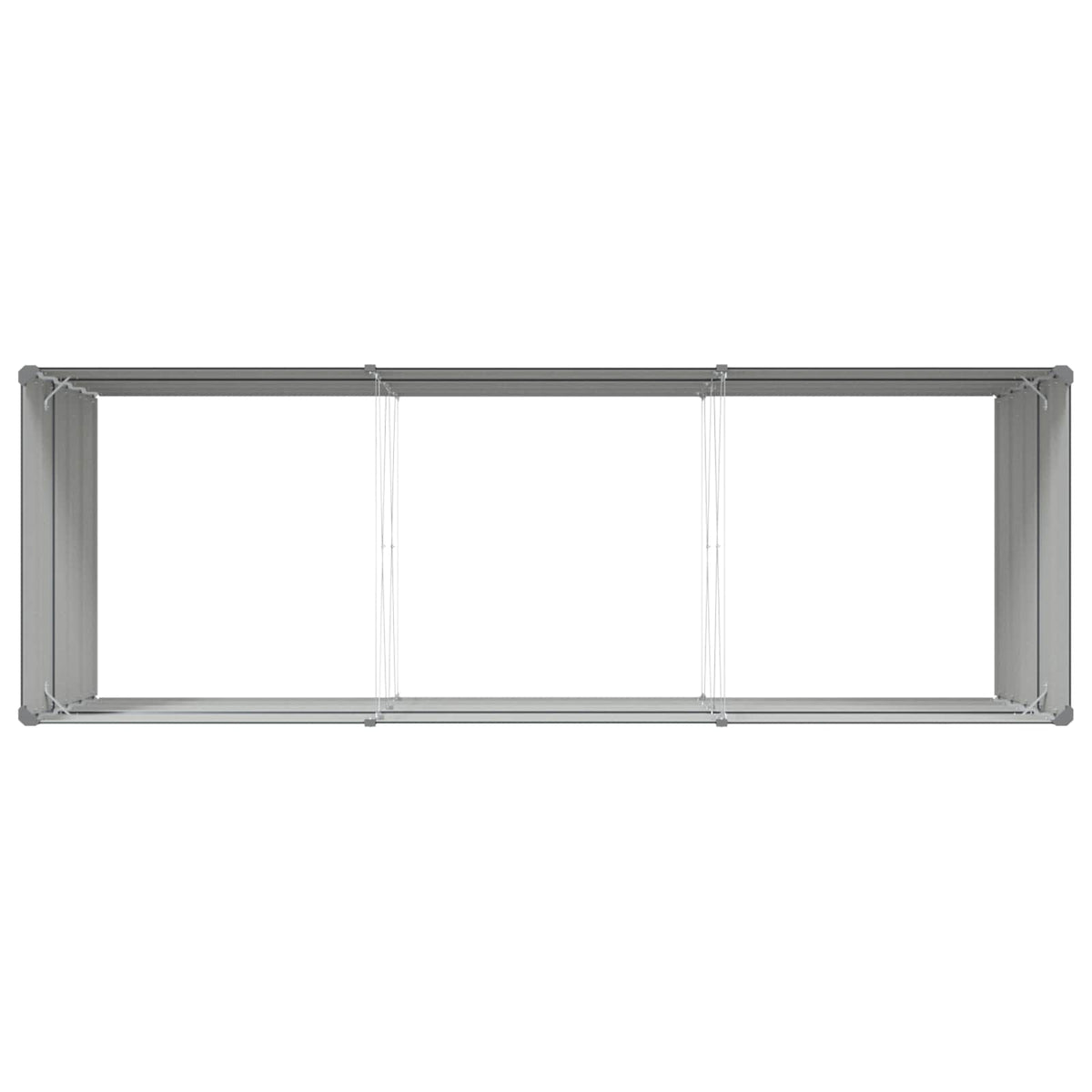 Sadilica Antracit 290 x 100 x 75 cm Cinkani čelik