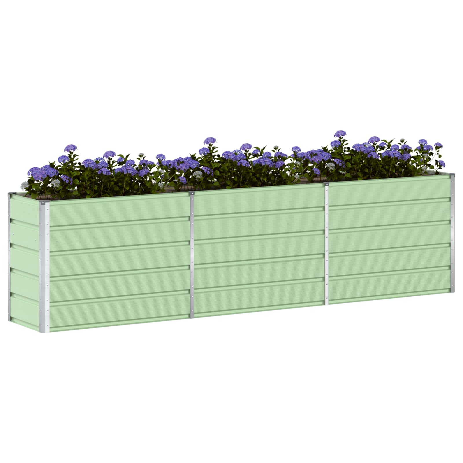 Sadilica Pastelno zelena 290 x 90 x 77 cm Cinkani čelik